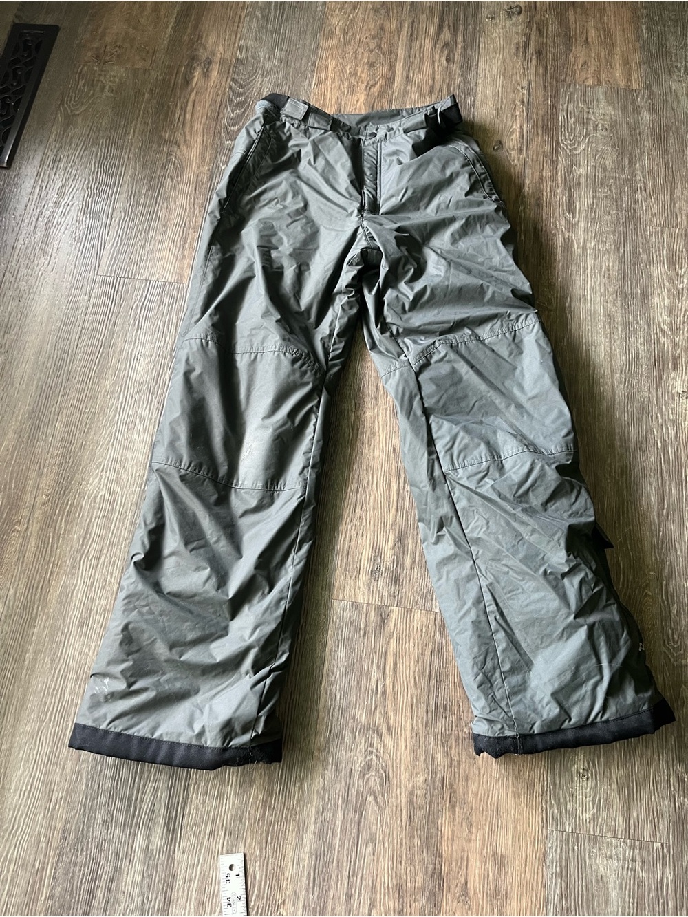 Columbia Omni-Shield Waterproof Insulated Gray Kids Snow Pants 18/20